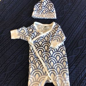 Monica & Andy 0-3 Month Ombré Set EUC